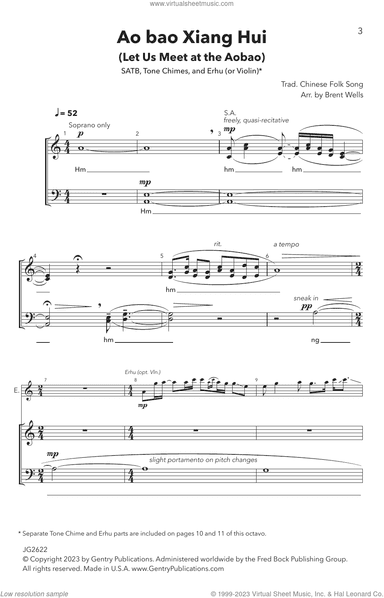 Ao Bao Xiang Hui (Let Us Meet at the Aobao) (arr. Brent Wells)