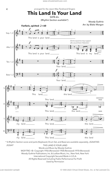 This Land Is Your Land (arr. Blake Morgan)