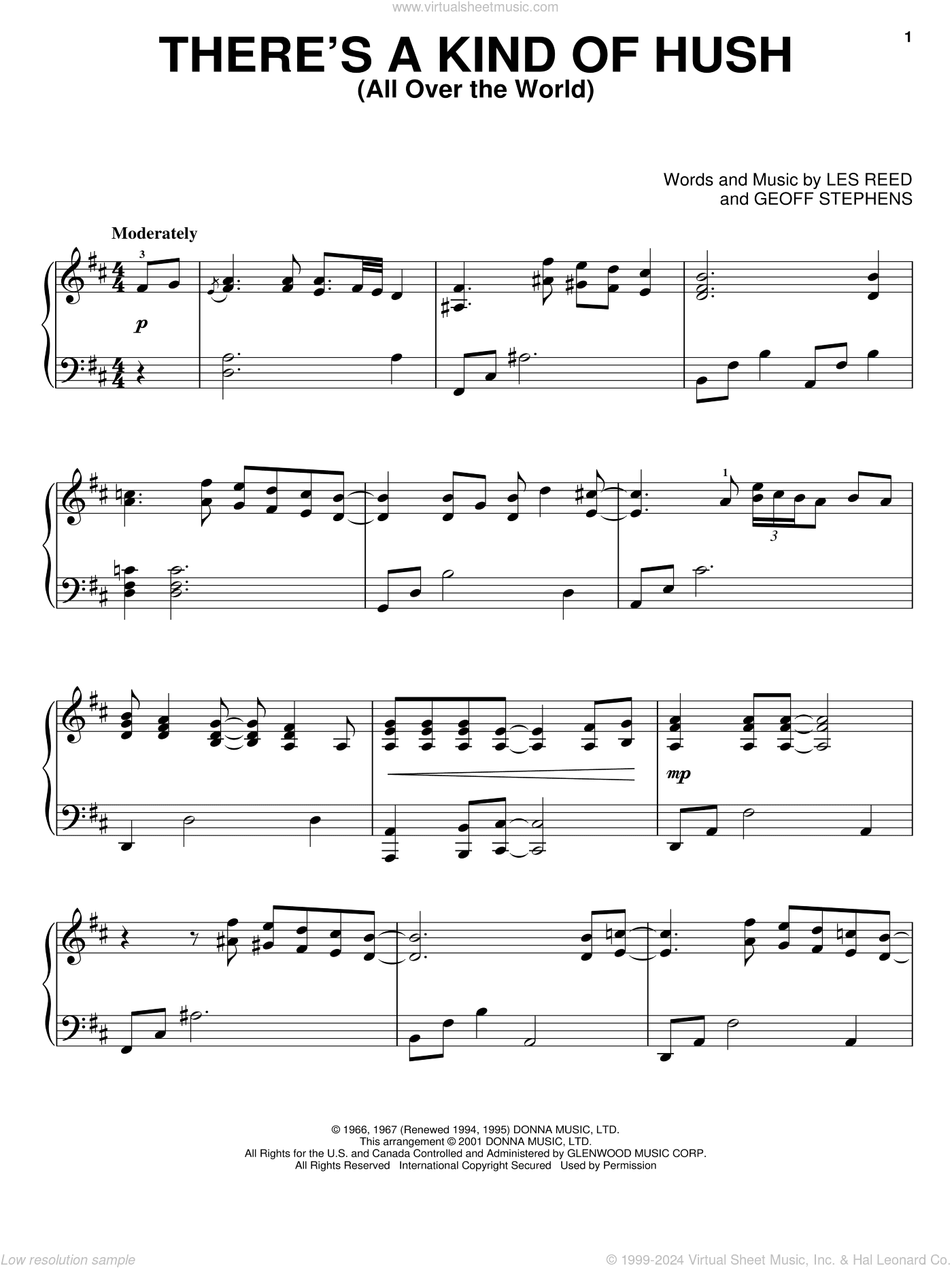 There's A Kind Of Hush (All Over The World)