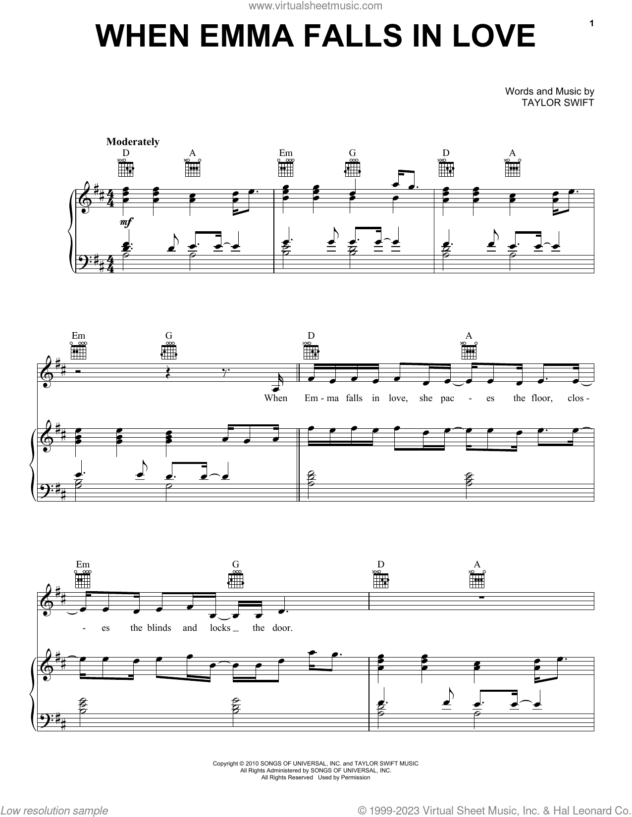 When Emma Falls In Love (Taylor's Version) (From The Vault)