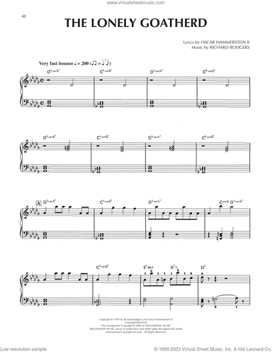 The Lonely Goatherd [Jazz version] (from The Sound Of Music)