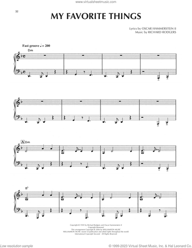 My Favorite Things [Jazz version] (from The Sound Of Music)