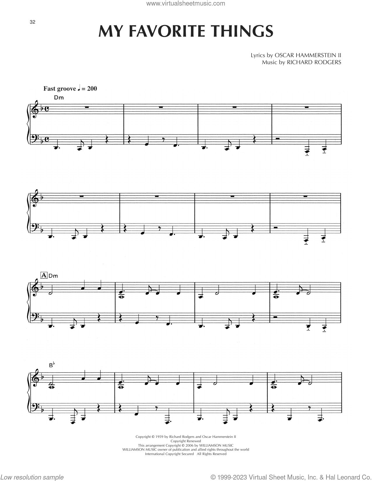 My Favorite Things [Jazz version] (from The Sound Of Music)