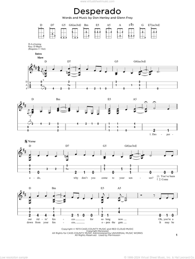 Desperado (arr. Steven B. Eulberg)