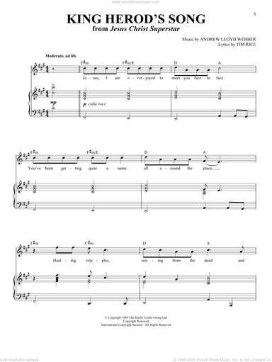King Herod's Song