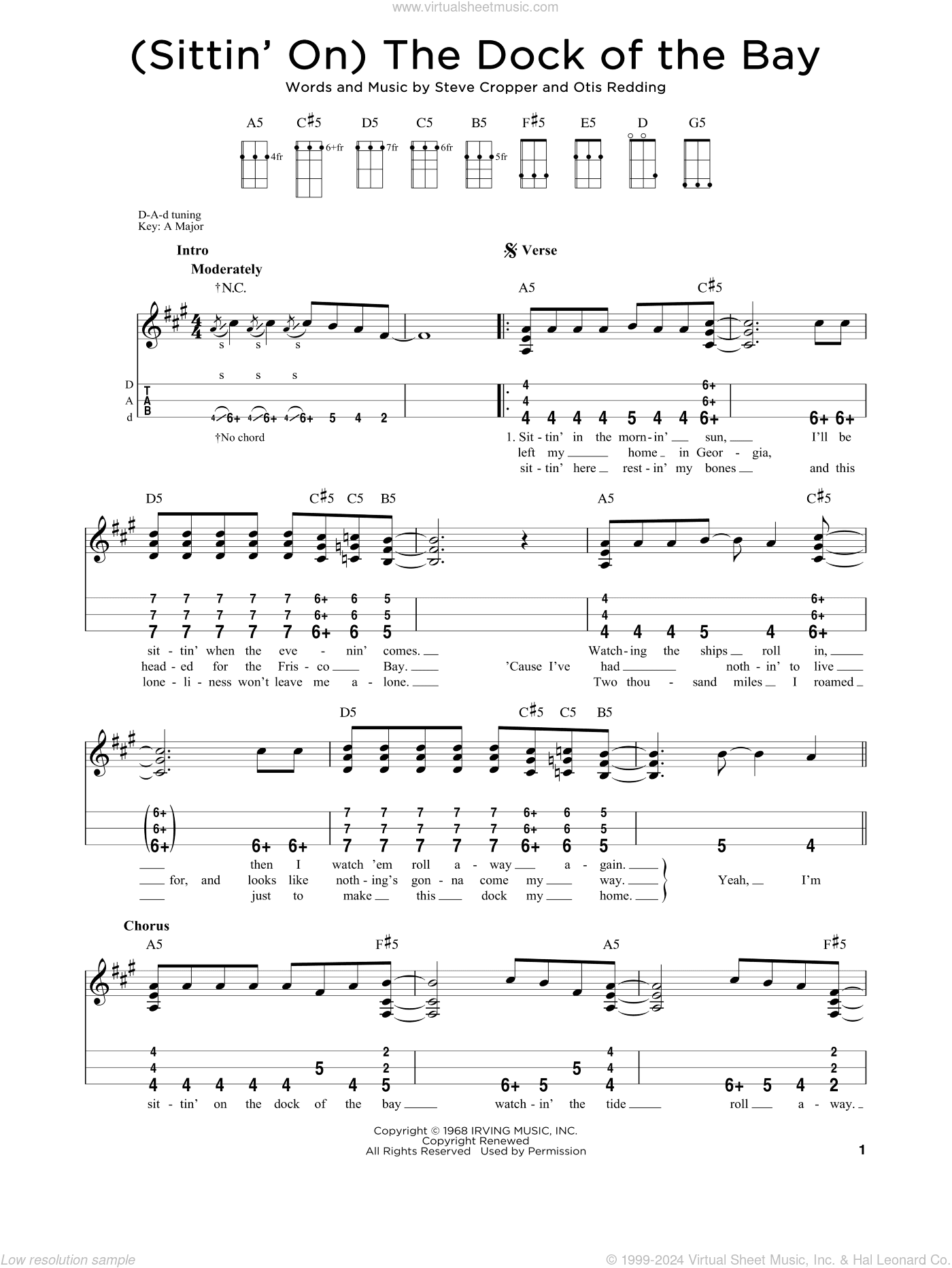(Sittin' On) The Dock Of The Bay (arr. Steven B. Eulberg)