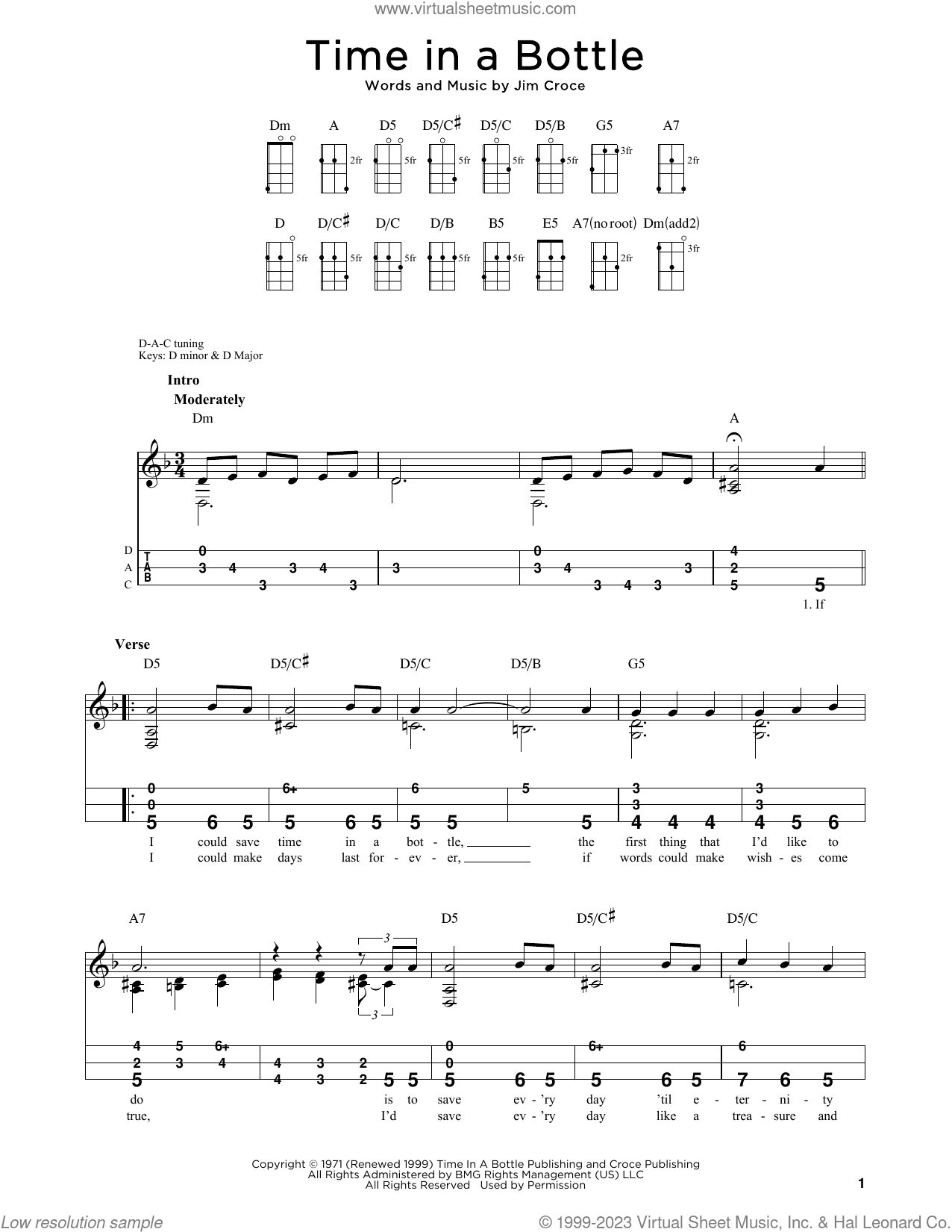 Time In A Bottle (arr. Steven B. Eulberg)