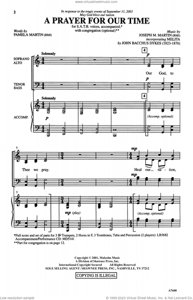 A Prayer For Our Time (arr. Brant Adams)