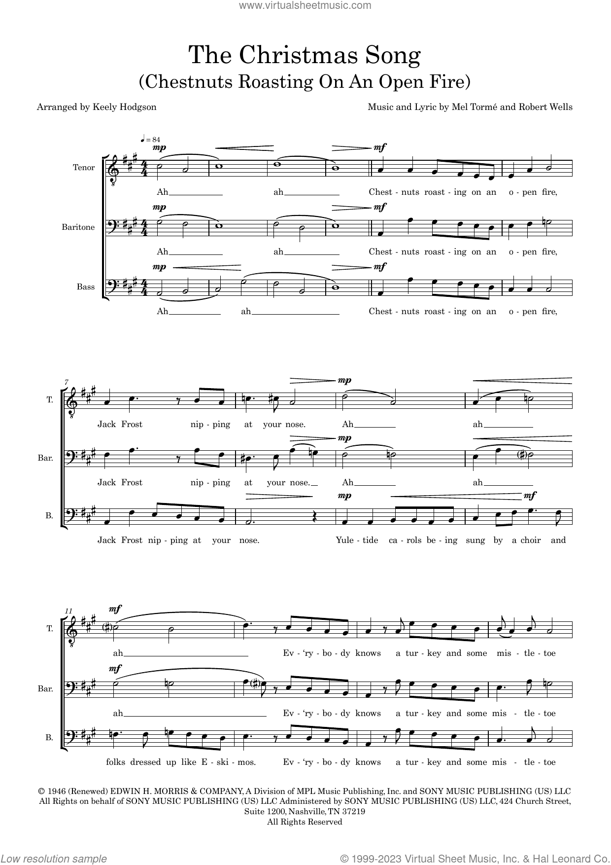 The Christmas Song (Chestnuts Roasting On An Open Fire) (arr. Keely Hodgson)