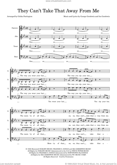 They Can't Take That Away From Me (arr. Gitika Partington)