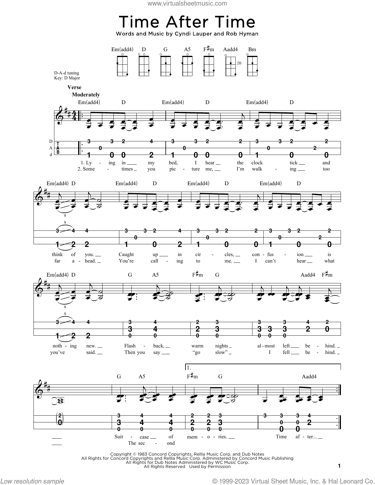 Time After Time (arr. Steven B. Eulberg)