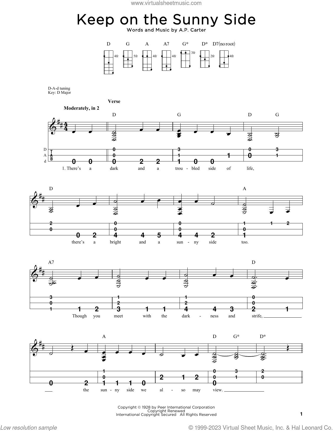 Keep On The Sunny Side (arr. Steven B. Eulberg)