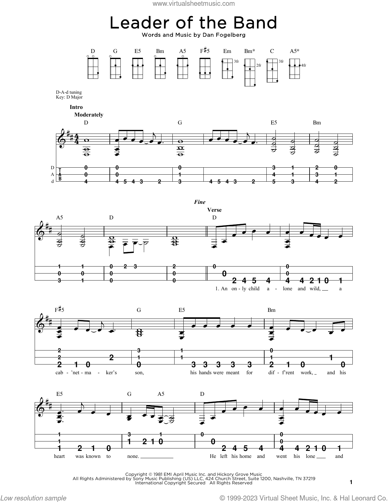Leader Of The Band (arr. Steven B. Eulberg)