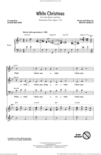 White Christmas (arr. Mark Brymer)