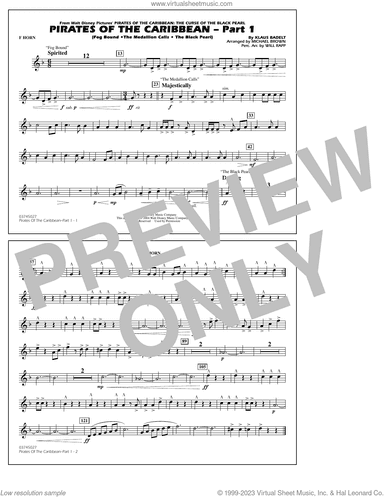 Pirates Of The Caribbean (Part 1) (arr. Brown)