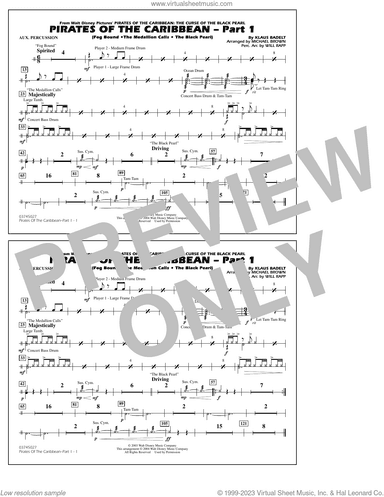 Pirates Of The Caribbean (Part 1) (arr. Brown)