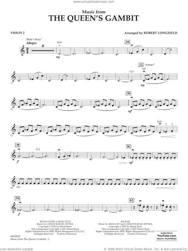 Music from The Queen's Gambit (arr. Longfield)