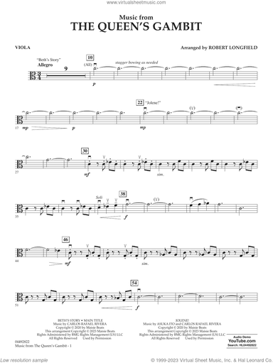 Music from The Queen's Gambit (arr. Longfield)