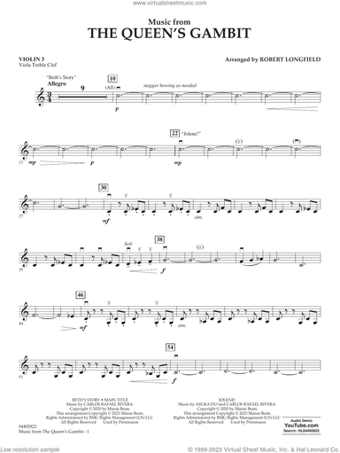 Music from The Queen's Gambit (arr. Longfield)