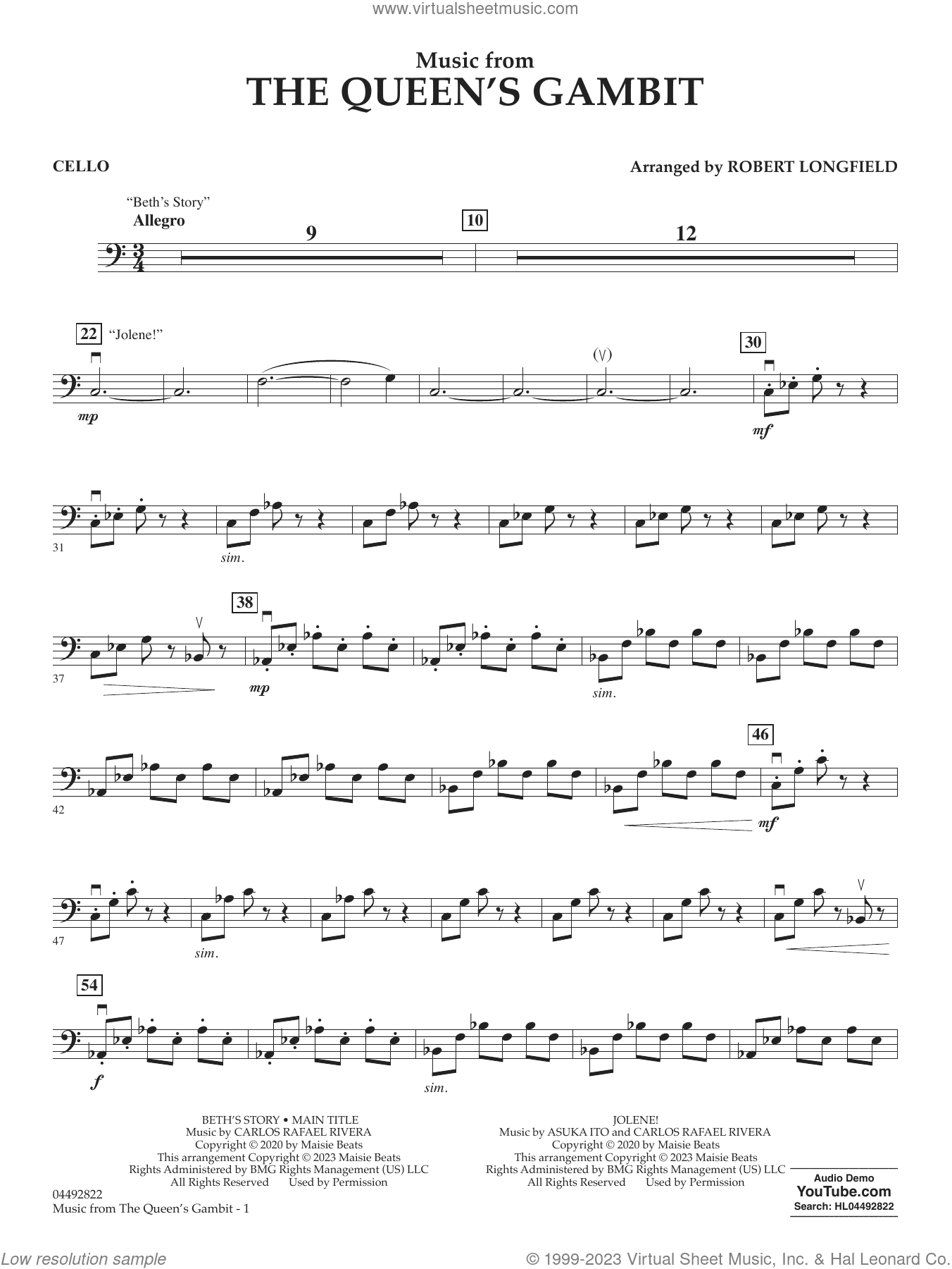 Music from The Queen's Gambit (arr. Longfield)