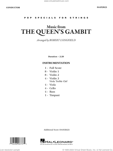 Music from The Queen's Gambit (arr. Robert Longfield)