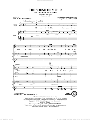 The Sound Of Music (arr. Clay Warnick)