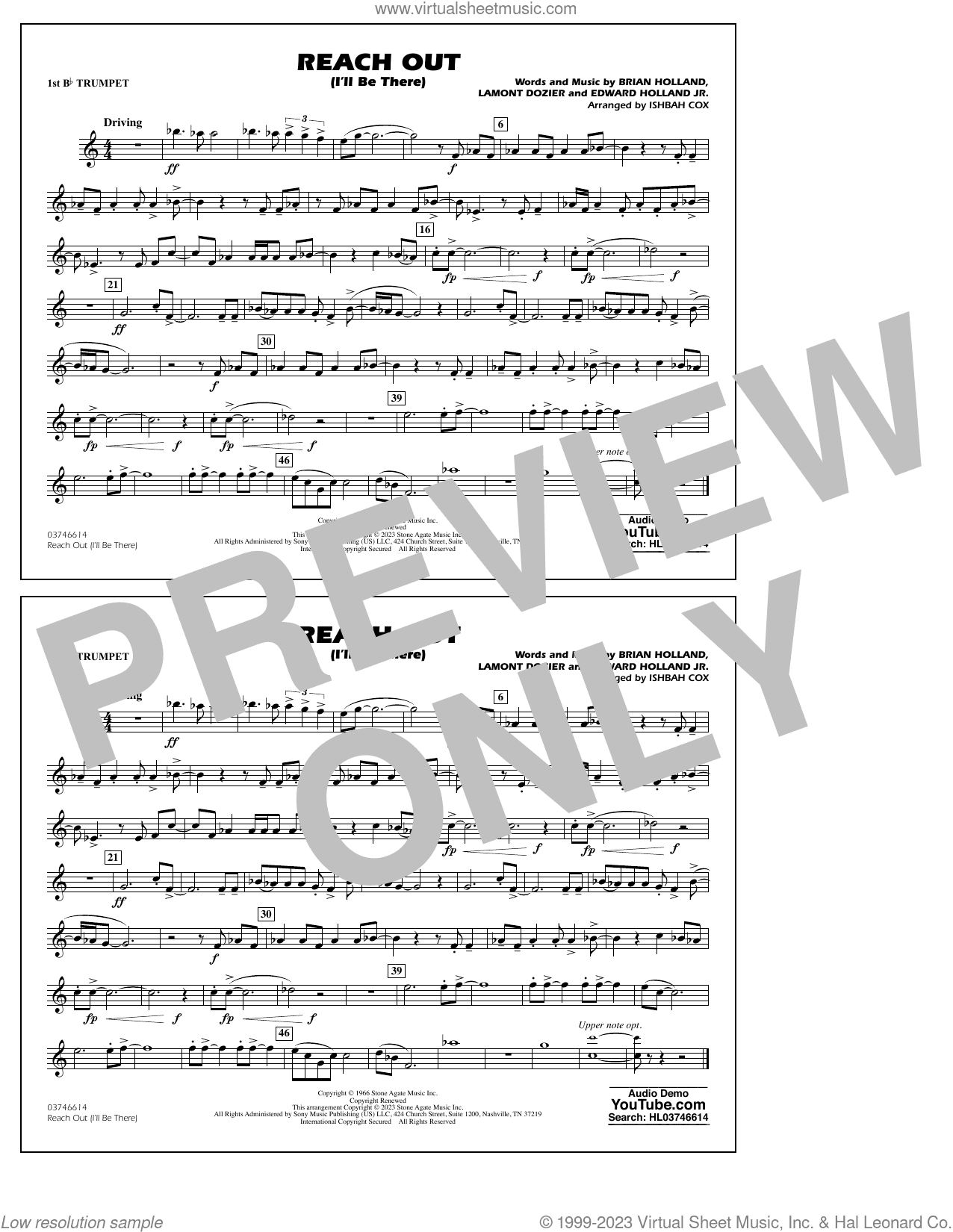 Reach Out (I'll Be There) (arr. Cox)