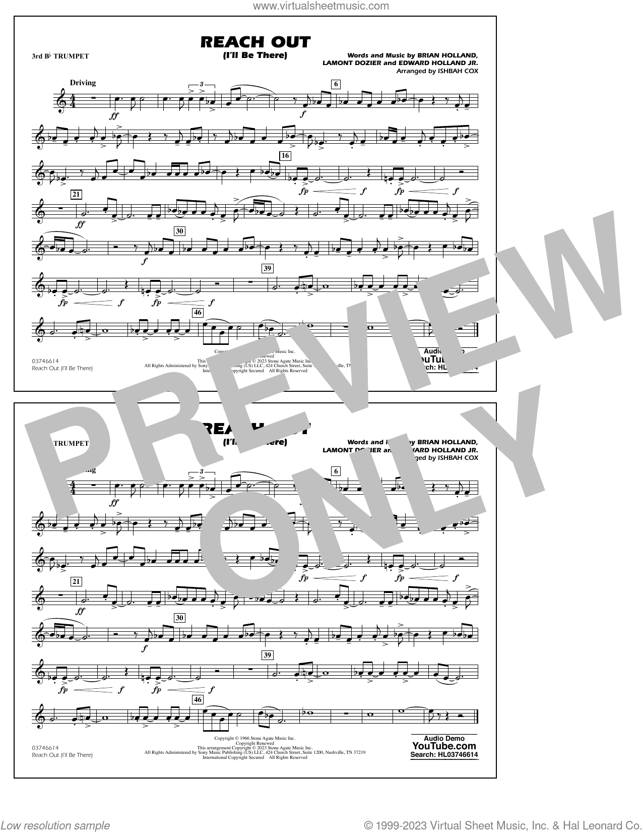 Reach Out (I'll Be There) (arr. Cox)