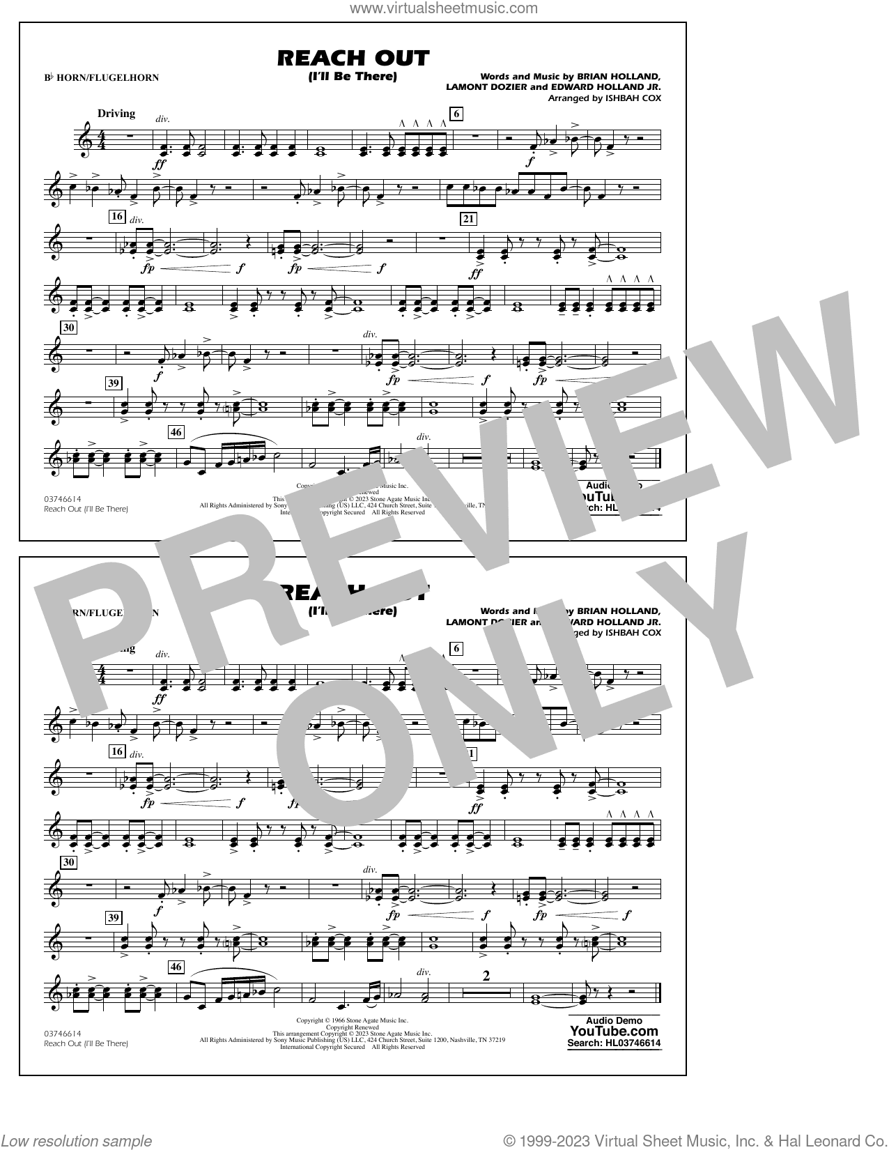 Reach Out (I'll Be There) (arr. Cox)