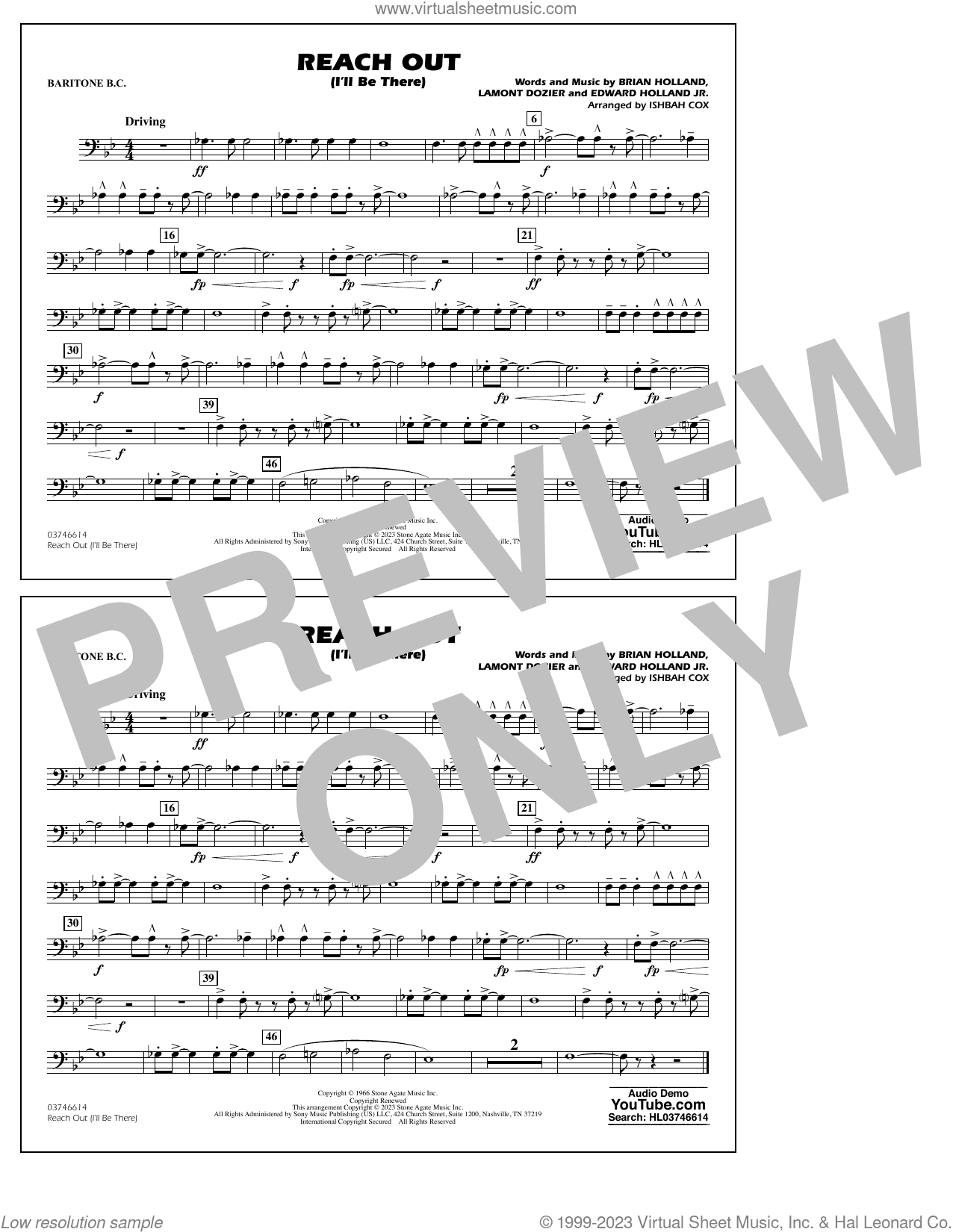 Reach Out (I'll Be There) (arr. Cox)