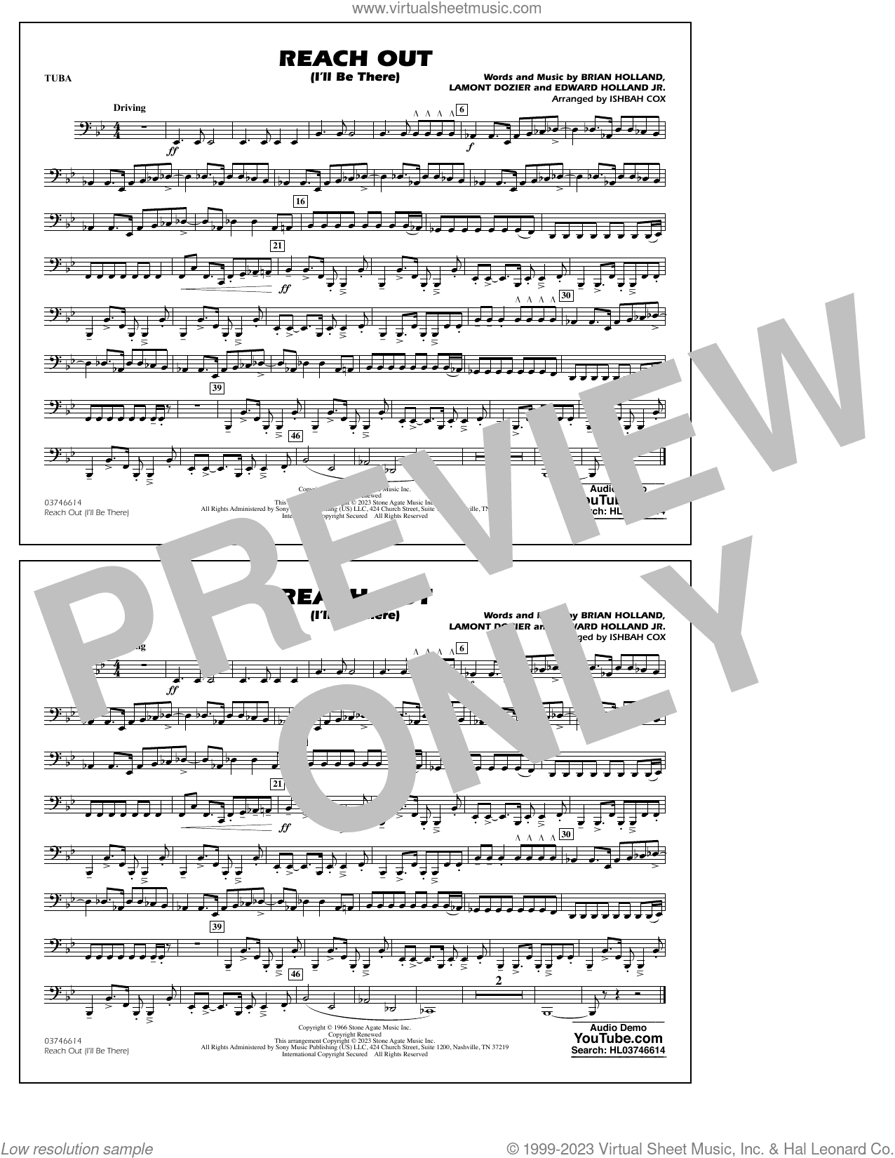 Reach Out (I'll Be There) (arr. Cox)