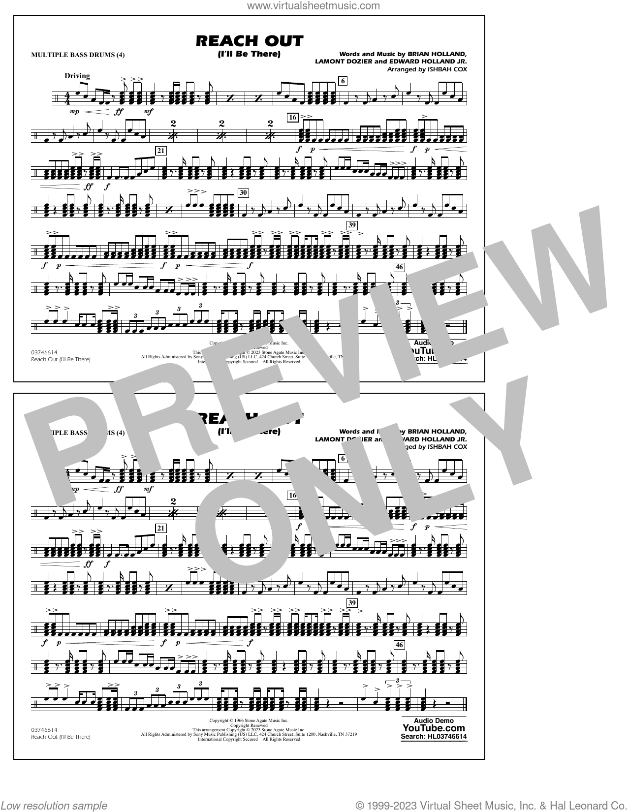 Reach Out (I'll Be There) (arr. Cox)