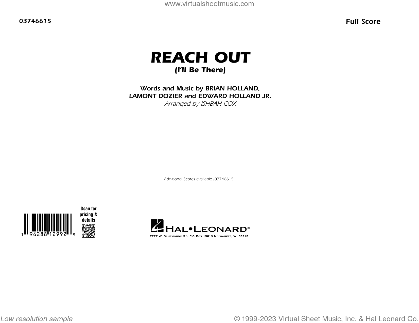 Reach Out (I'll Be There) (arr. Ishbah Cox)
