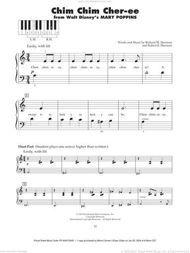 Chim Chim Cher-ee (from Mary Poppins)
