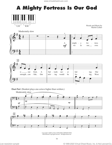 A Mighty Fortress Is Our God (arr. Carol Klose)