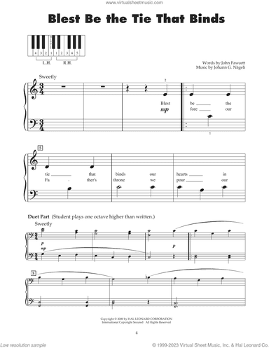 Blest Be The Tie That Binds (arr. Carol Klose)
