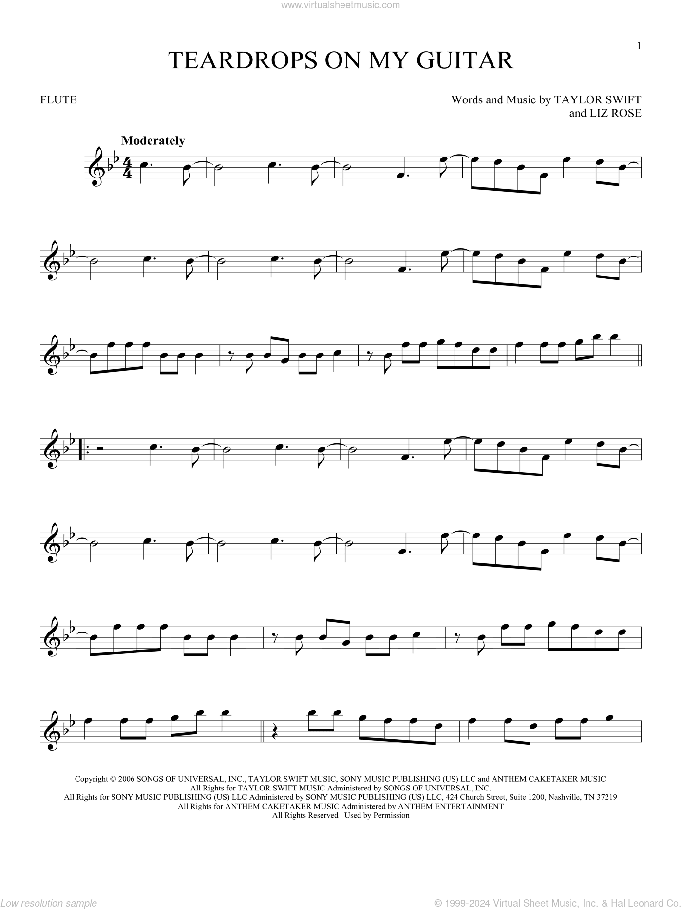 Teardrops On My Guitar