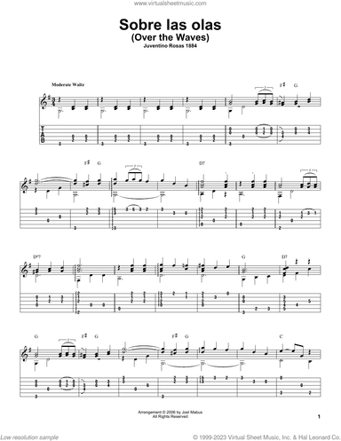 Over The Waves (arr. Joel Mabus)