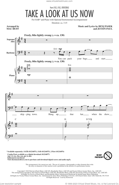 Take A Look At Us Now (from Lyle, Lyle, Crocodile) (arr. Mac Huff)