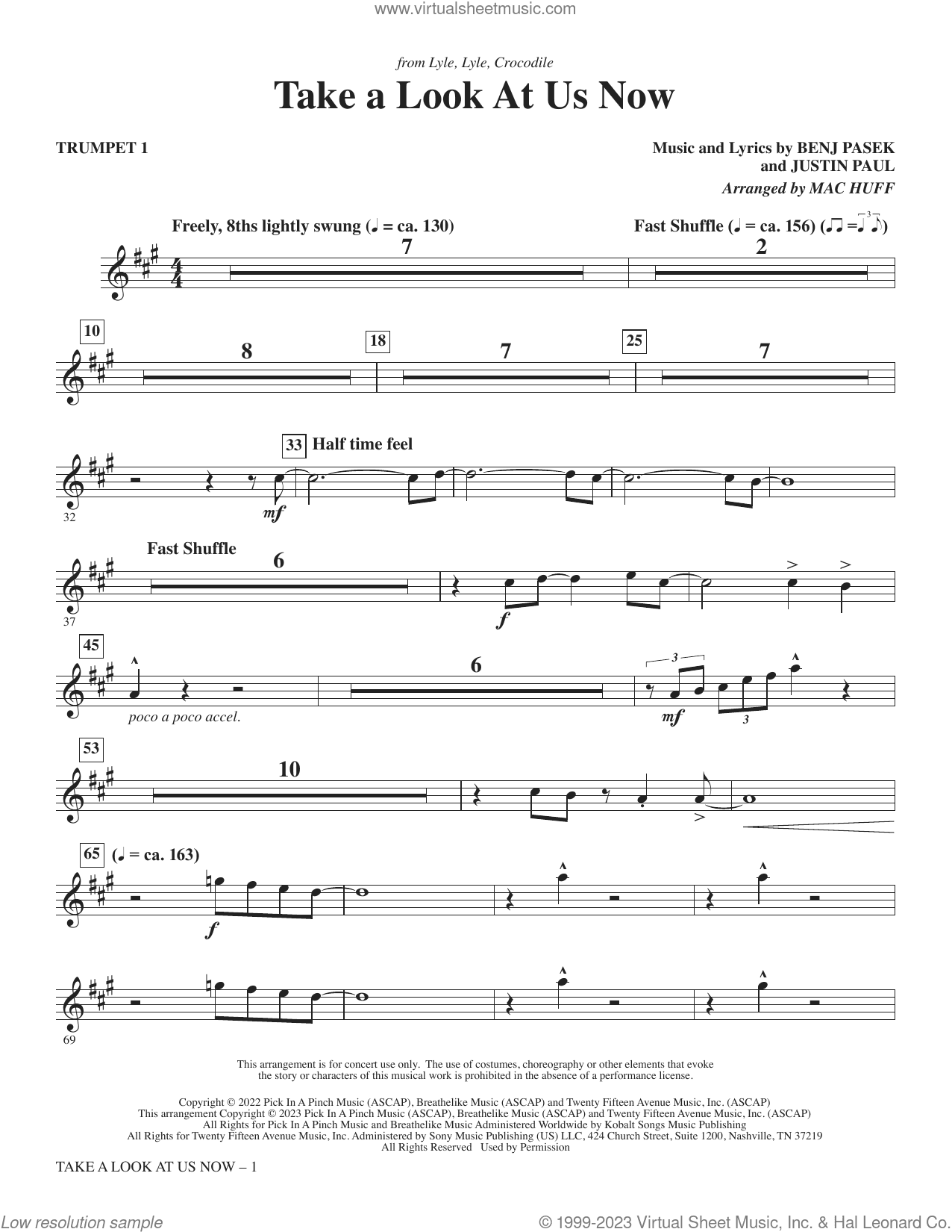 Take A Look At Us Now (from Lyle, Lyle, Crocodile) (arr. Mac Huff)