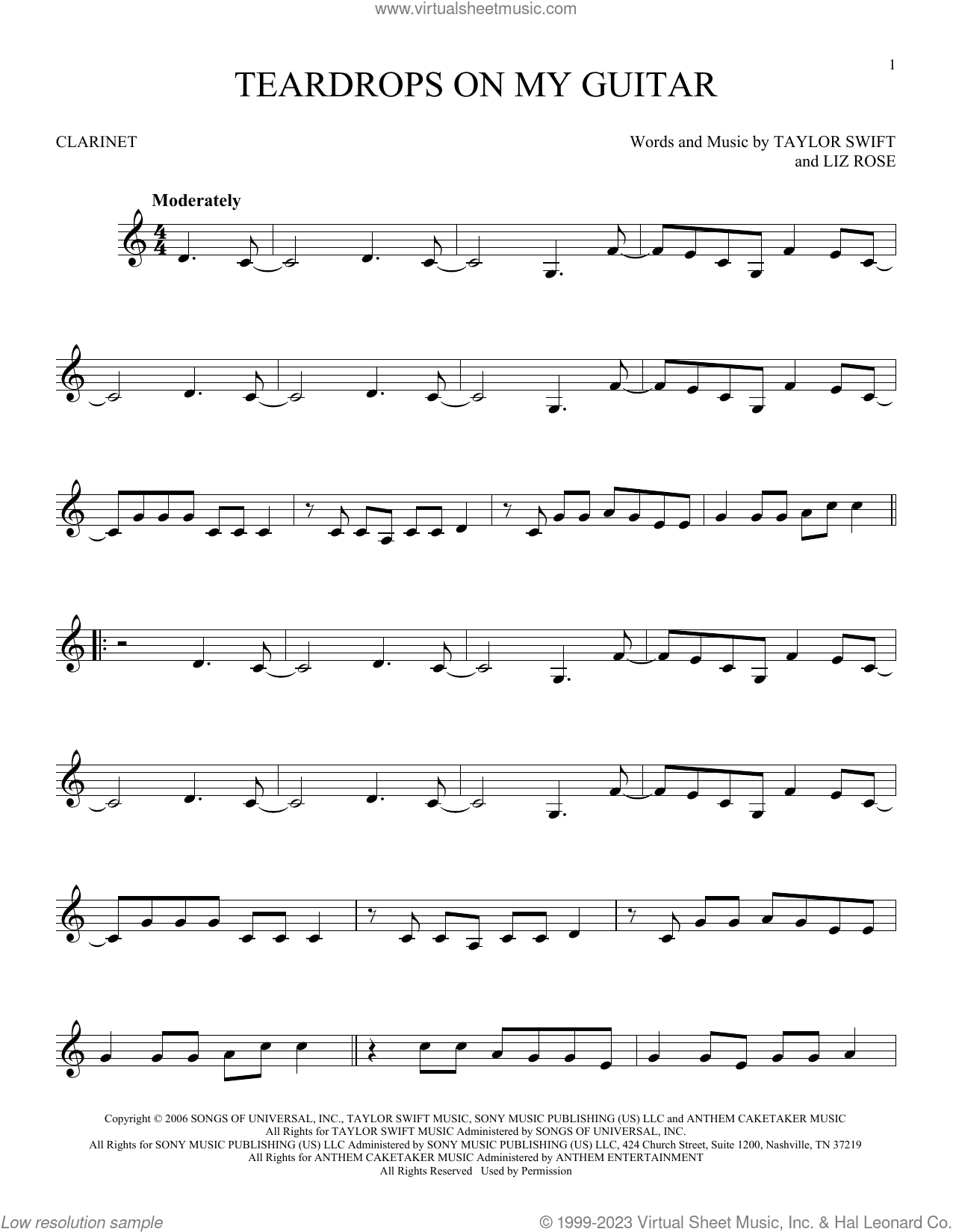 Teardrops On My Guitar