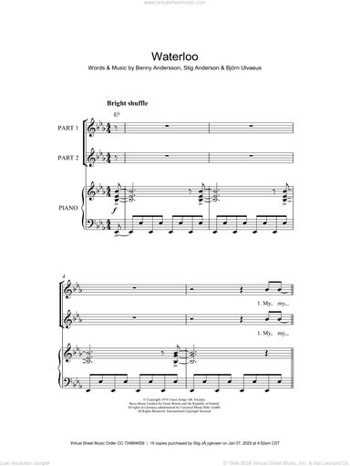 Waterloo (arr. Rick Hein)