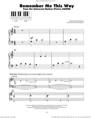 Remember Me This Way (from Casper)