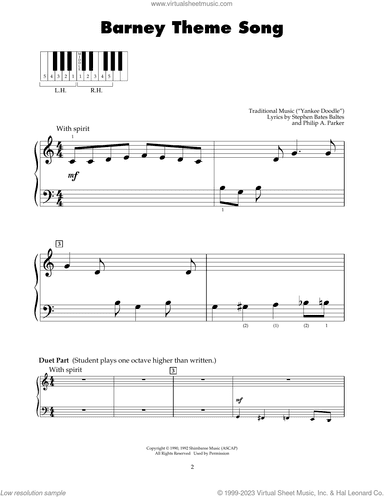 Barney Theme Song