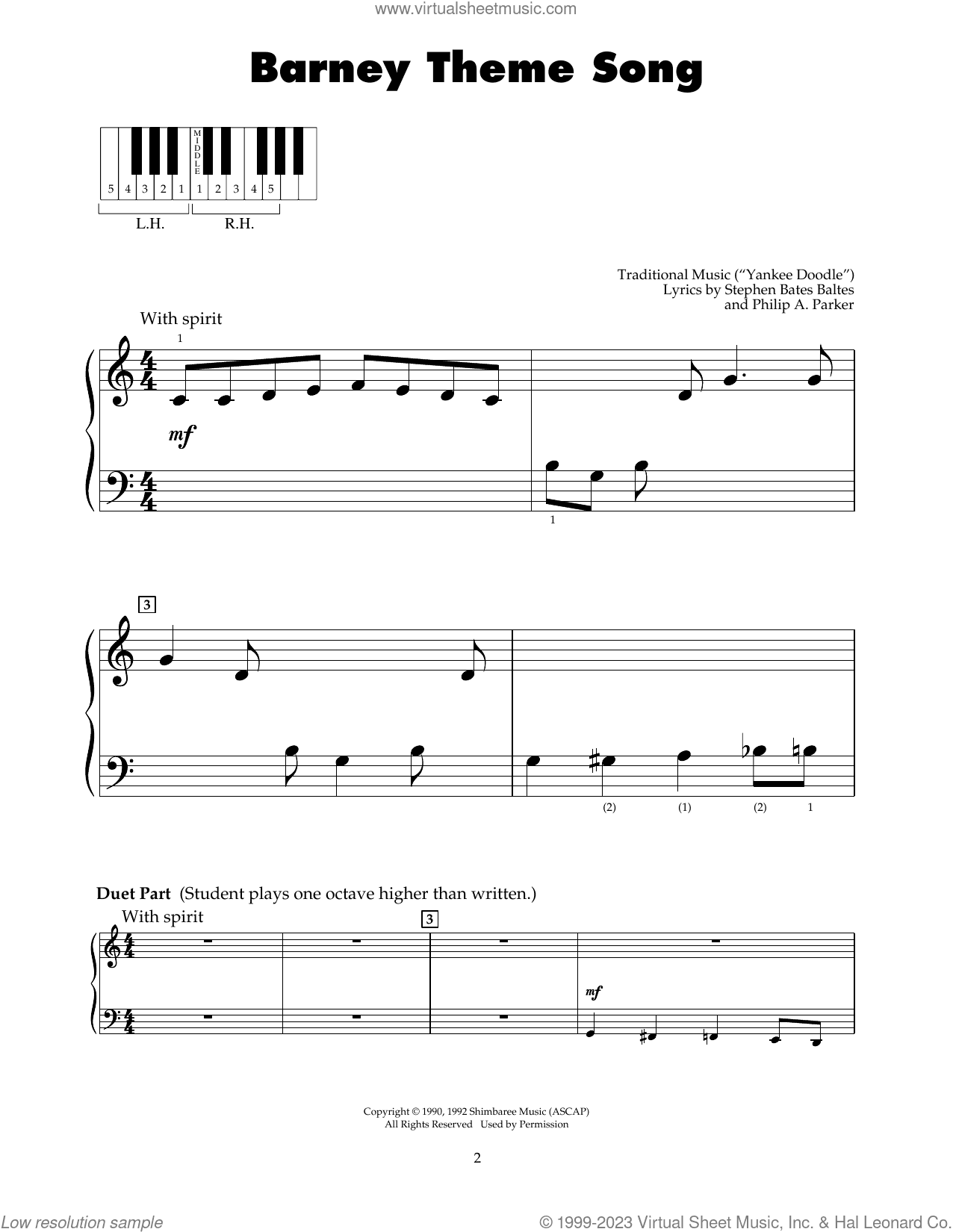 Barney Theme Song