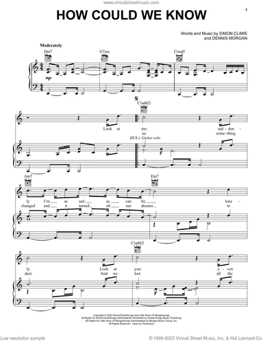 How Could We Know (feat. Judith Hill, Simon Climie and Daniel Santiago)