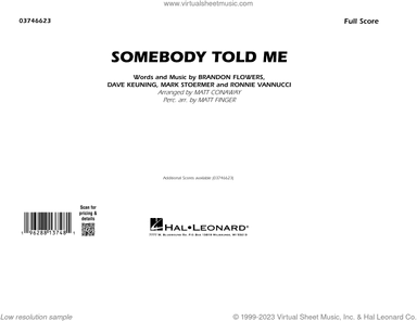 Somebody Told Me (arr. Conaway and Finger)