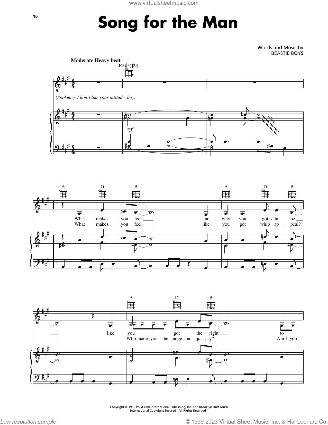 Song For The Man