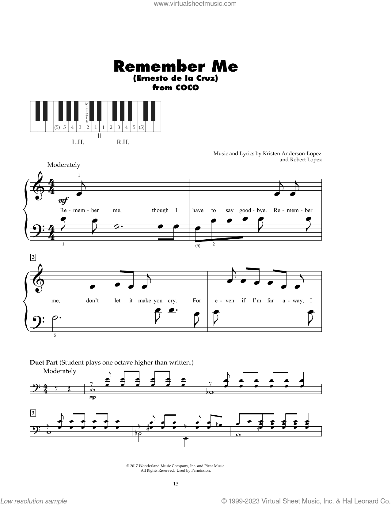 Remember Me (Ernesto de la Cruz) (from Coco)