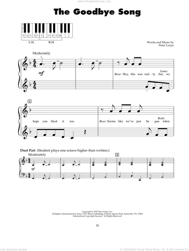 The Goodbye Song (from Bear In The Big Blue House)